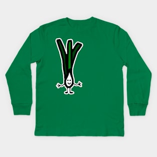 Little Leek Kids Long Sleeve T-Shirt